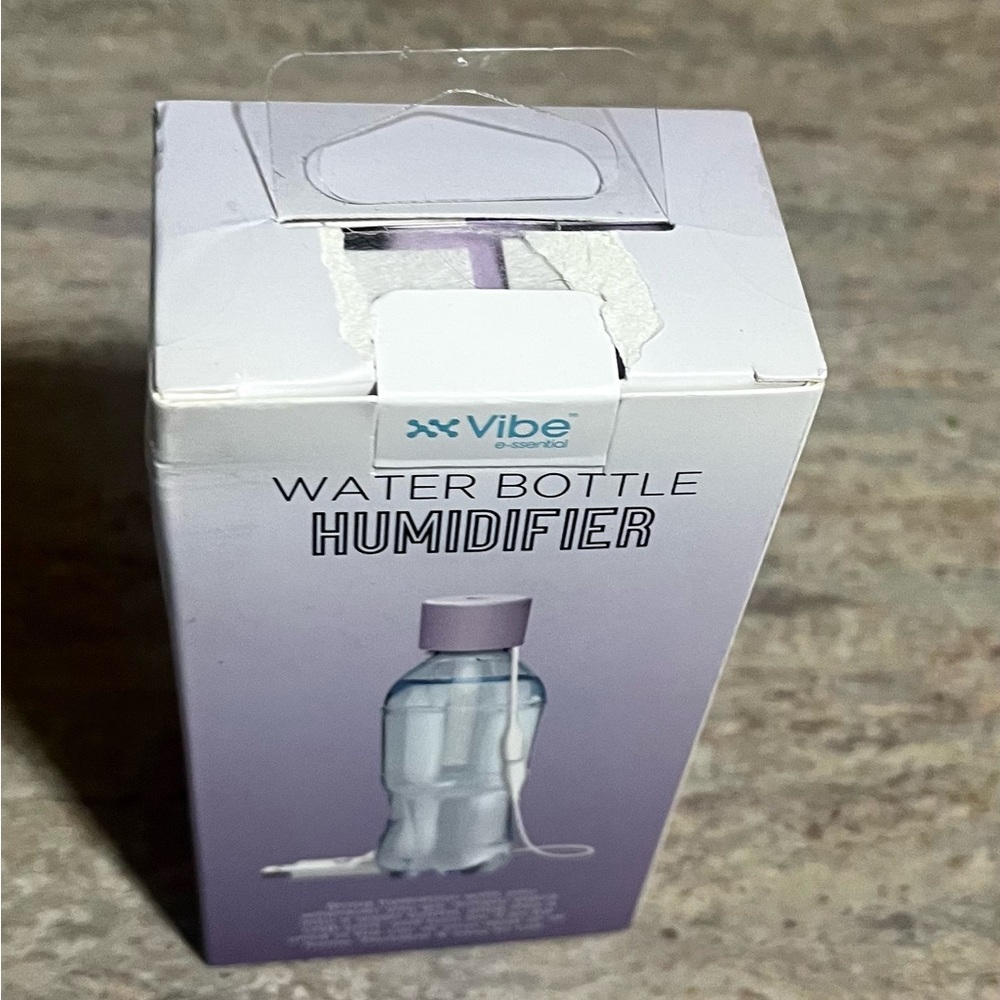 NiB Vibe Lavender Water Bottle Humidifier Portable and easy to use